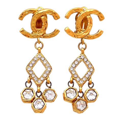 chanel cc earrings canada|small Chanel inspired earrings.